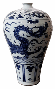 Vase en porcelaine dur